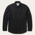 Black Denim Chambray Shirt