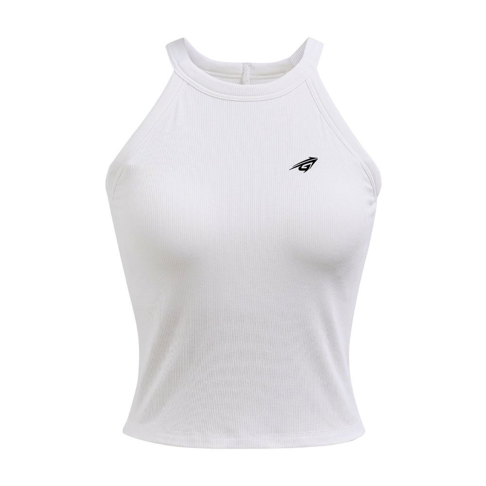 10.jpg (9) White Ribbed Halter Top - Image 1