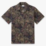 Dark Tropical Foliage Camp Shirt