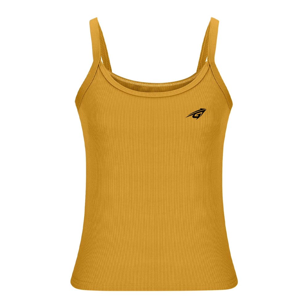 5 Mustard Ribbed Camisole - Image 1