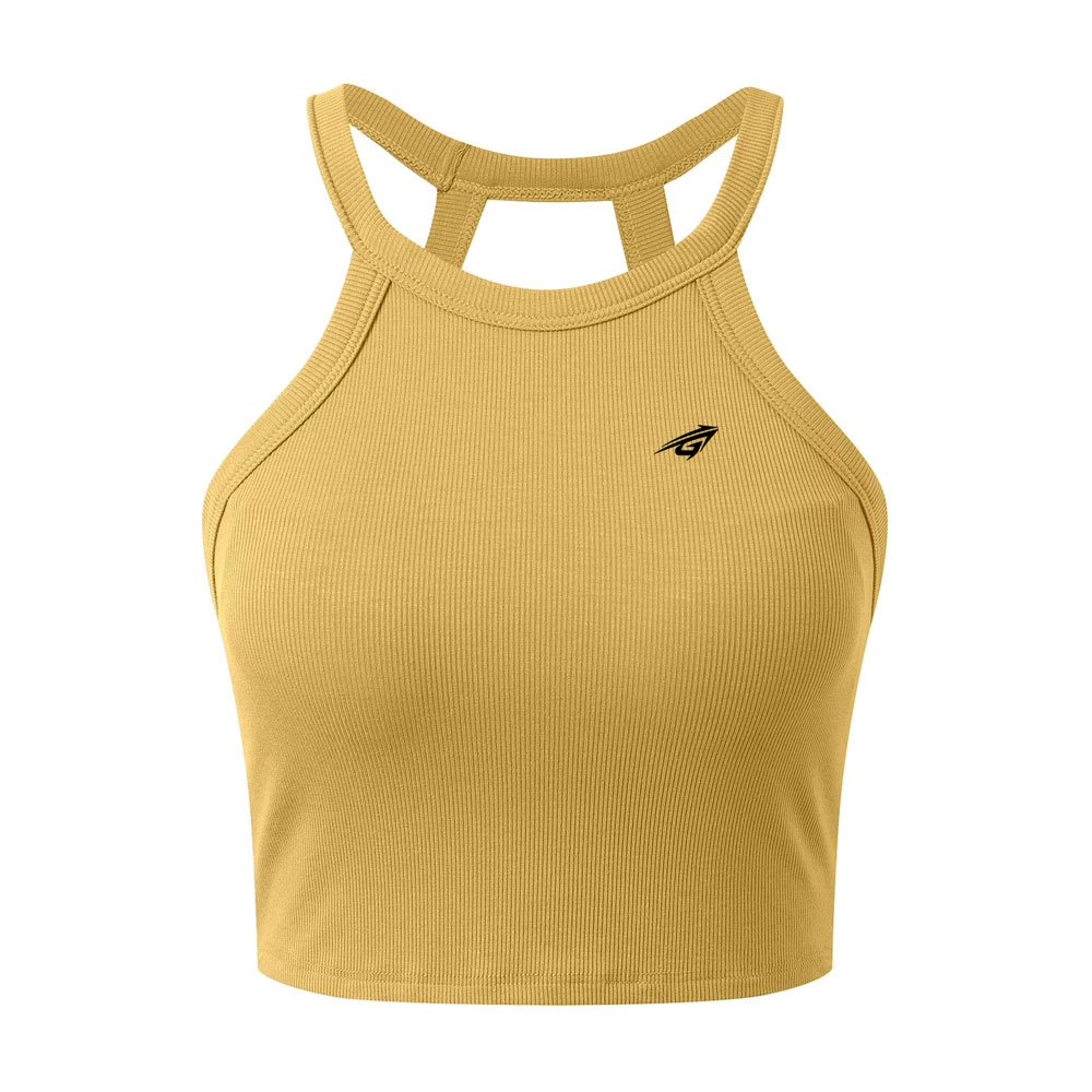 6.jpg (9) Mustard Ribbed Halter Top - Image 1