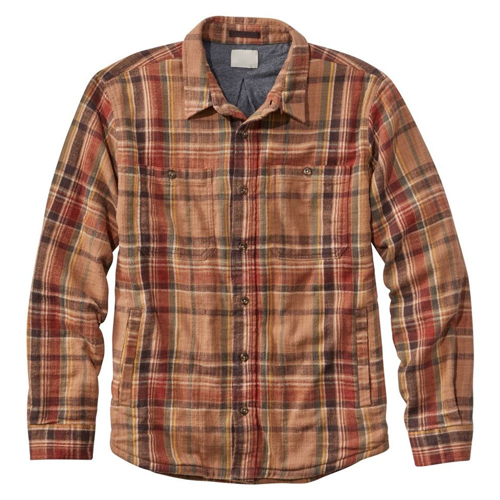 8.jpg Orange & Red Plaid Flannel Shirt - Image 1
