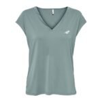 Sage Green Relaxed V-Neck Top