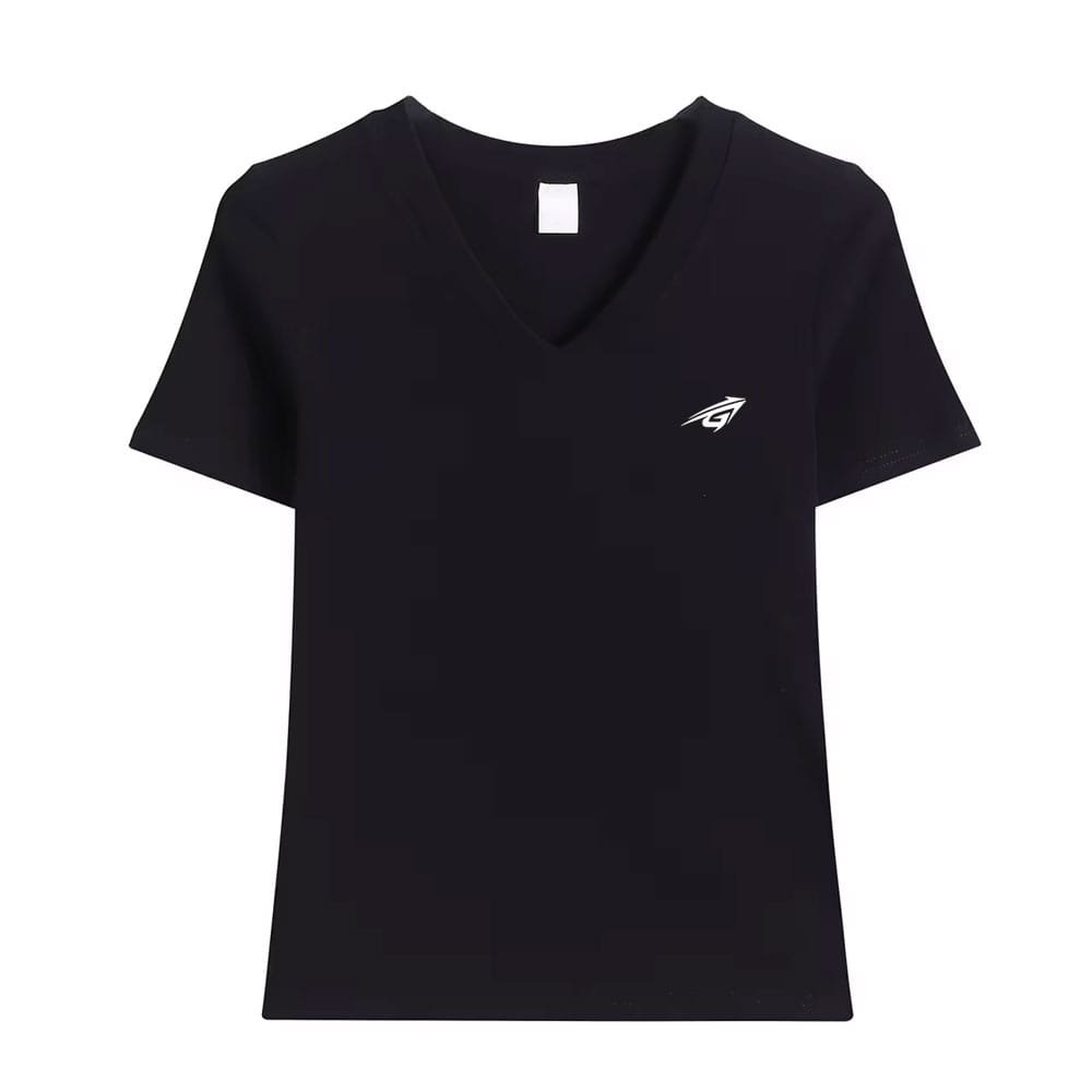 WhatsApp Image 2026-04-27 at 8.44.11 PM Black Classic V-Neck Top - Image 1