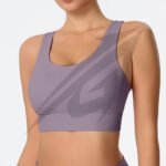 Mauve Seamless Sports Bra