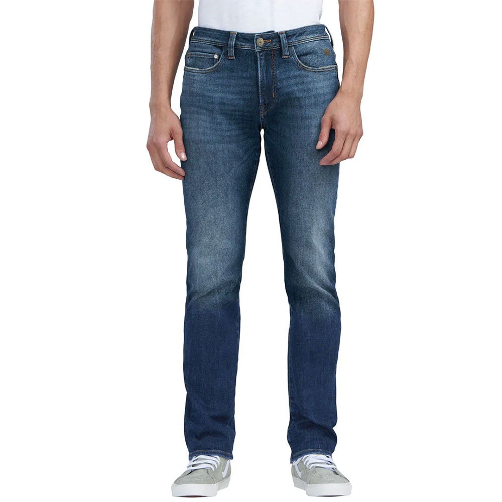 1.jpg (14) Mid-Wash Slim Fit Jeans - Image 1