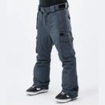 Dark Gray Cargo Snow Pants