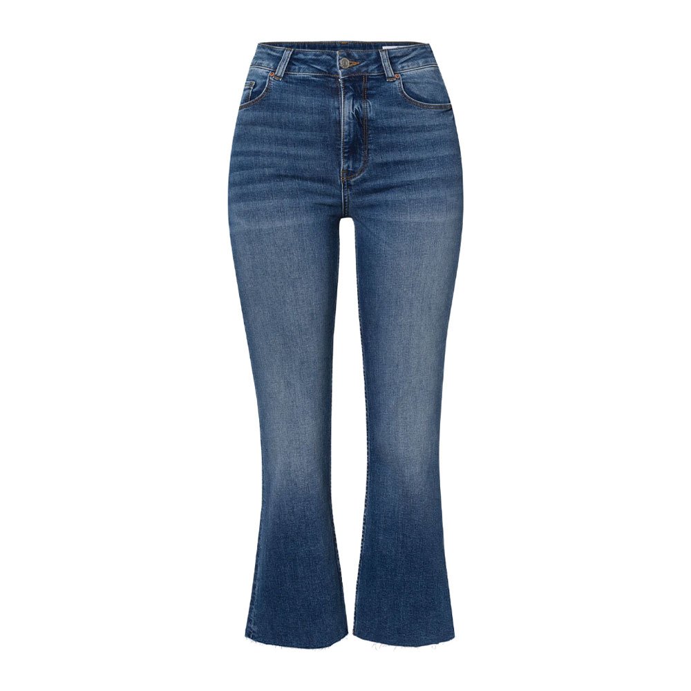 10 Cropped Flare High-Waist Jeans - Image 1