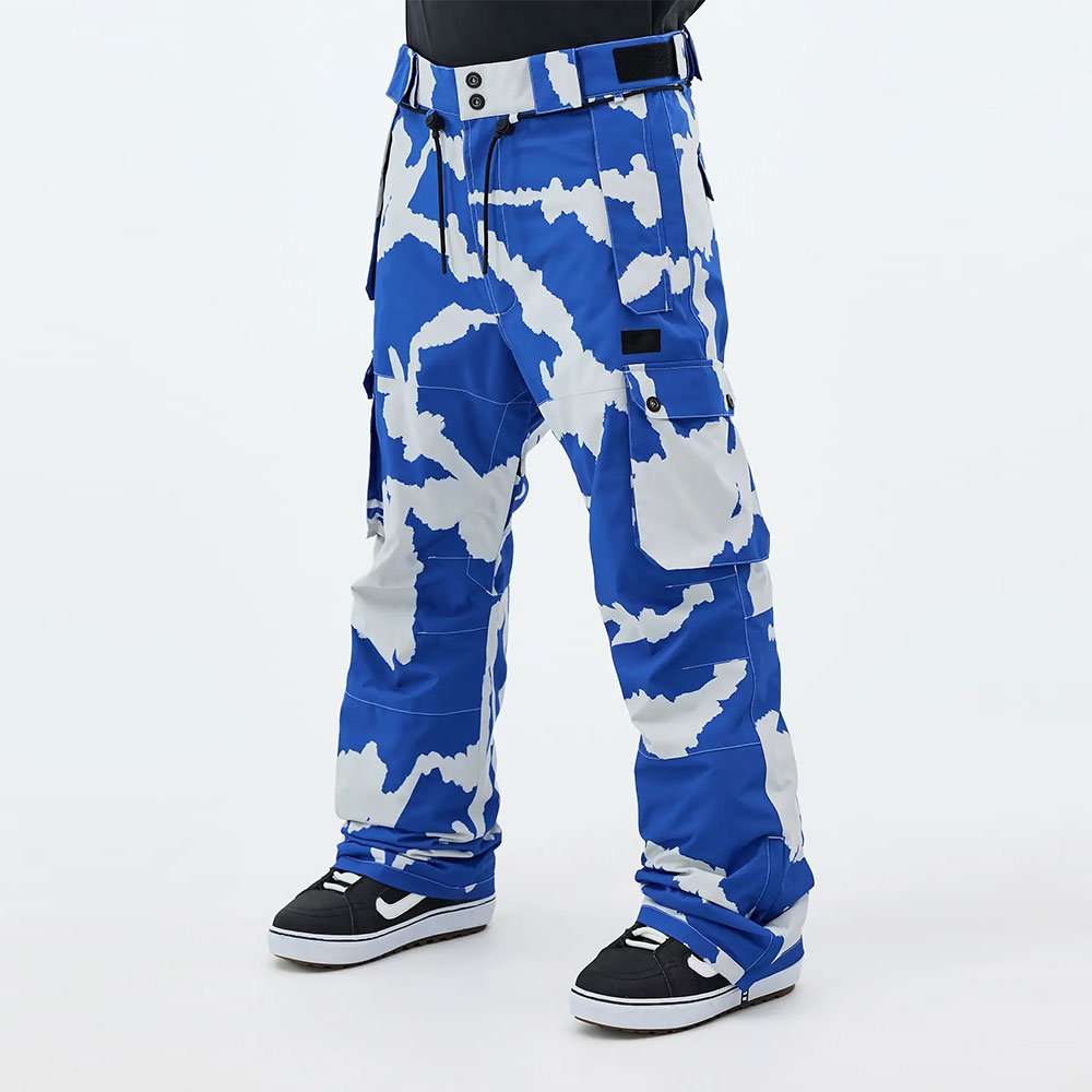 2.jpg (17) Blue Camouflage Cargo Snow Pants - Image 1