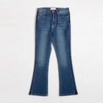 Mid-Wash Bootcut Jeans