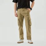 Khaki Utility Cargo Pants