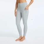 Light Grey High-Waist Pocket Leggings