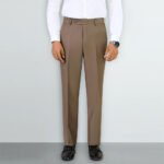 Mocha Brown Formal Dress Pants
