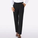 Jet Black Formal Dress Pants