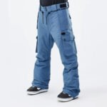 Cobalt Blue Cargo Snow Pants