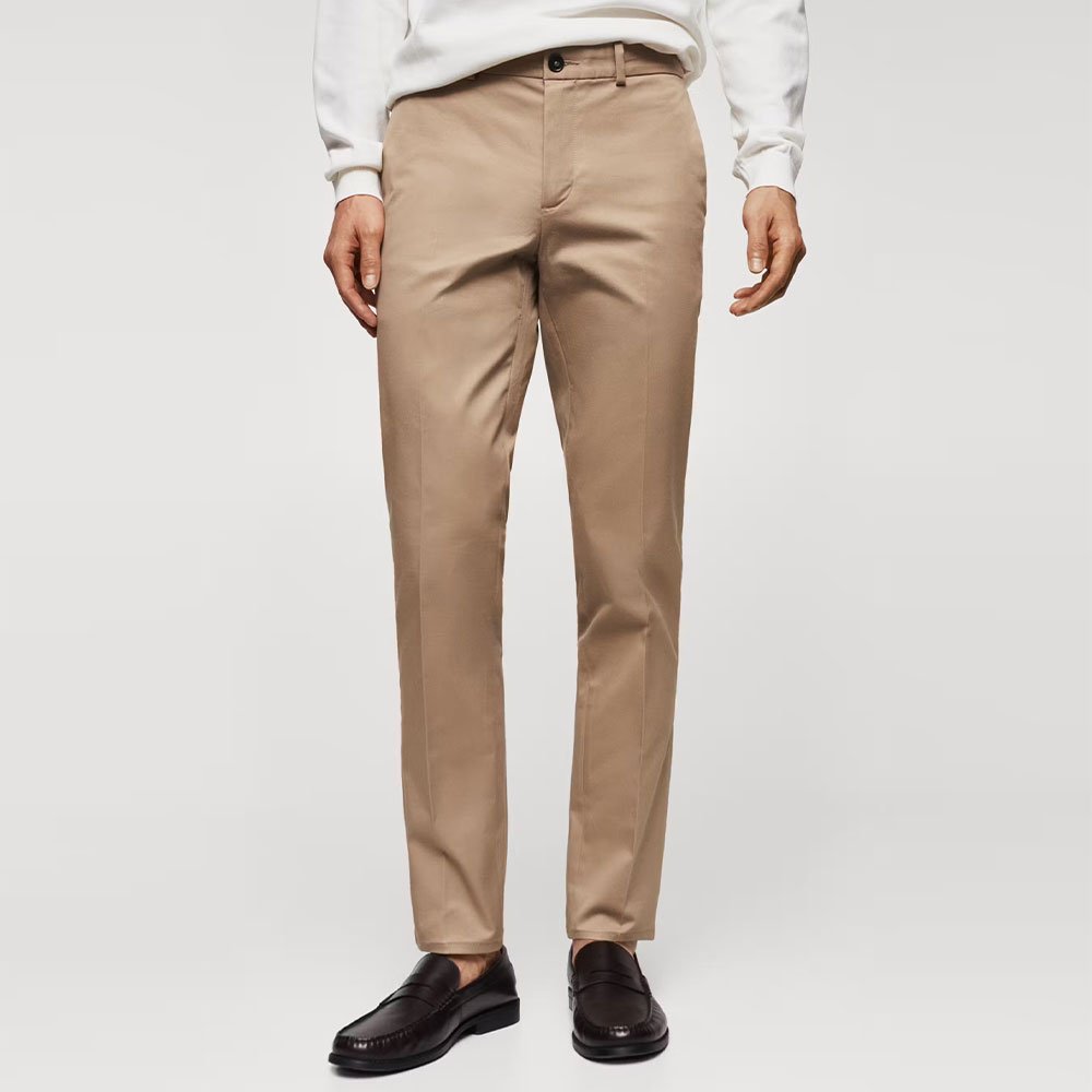 7.jpg (11) Light Khaki Slim Fit Chino Pants - Image 1
