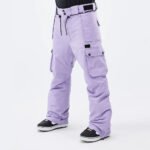 Light Purple Cargo Snow Pants